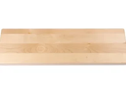 Dolle Mittelholmtreppe Dublin Ahorn Perlgrau GH bis 315 cm Gerade 65 cm