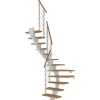 Dolle Mittelholmtreppe Frankfurt Eiche GH bis 301 cm 1/2 Gewendelt 75 cm FSC