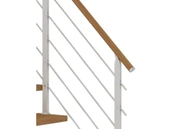 Dolle Mittelholmtreppe Hamburg Eiche GH bis 258 cm 1/2 Gewendelt 85 cm FSC