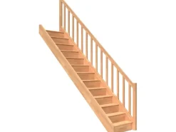 Dolle Raumspartreppe Paris Gerade Setzstufe Buche Rechteckstabgeländer FSC®