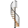 Dolle Spindeltreppe Calgary Ø 140 cm Metallelemente Anthrazit 11 Stufen FSC®