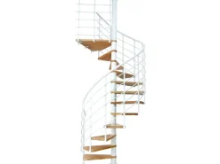 Dolle Spindeltreppe Oslo Buche Höhe bis 368 cm Ø 120 cm FSC