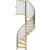 Dolle Spindeltreppe Winnipeg Buche geölt Höhe bis 270 cm Ø 140 cm FSC®
