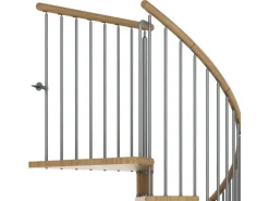 Dolle Spindeltreppe Winnipeg Eiche geölt Ø 120 cm 14 Stufen Eiche FSC®