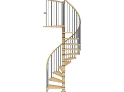 Dolle Spindeltreppe Winnipeg Buche geölt Ø 140 cm 14 Stufen Buche FSC®