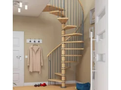 Dolle Spindeltreppe Winnipeg Buche geölt Ø 140 cm 14 Stufen Buche FSC®