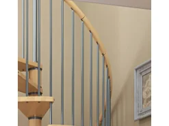 Dolle Spindeltreppe Winnipeg Buche geölt Höhe bis 270 cm Ø 120 cm FSC®