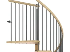 Dolle Spindeltreppe Winnipeg Buche geölt Höhe bis 270 cm Ø 120 cm FSC®