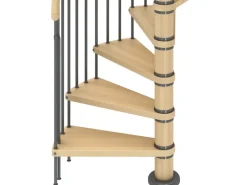 Dolle Spindeltreppe Winnipeg Buche geölt Höhe bis 270 cm Ø 120 cm FSC®