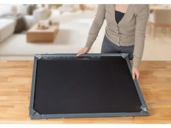 Easymaxx Moskitonetz Magic Fit 115 cm x 135 cm Anthrazit