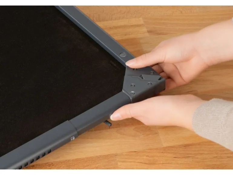 Easymaxx Moskitonetz Magic Fit 115 cm x 135 cm Anthrazit