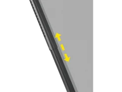 Easymaxx Moskitonetz Magic Fit 115 cm x 135 cm Anthrazit