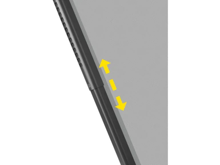 Easymaxx Moskitonetz Magic Fit 115 cm x 135 cm Anthrazit