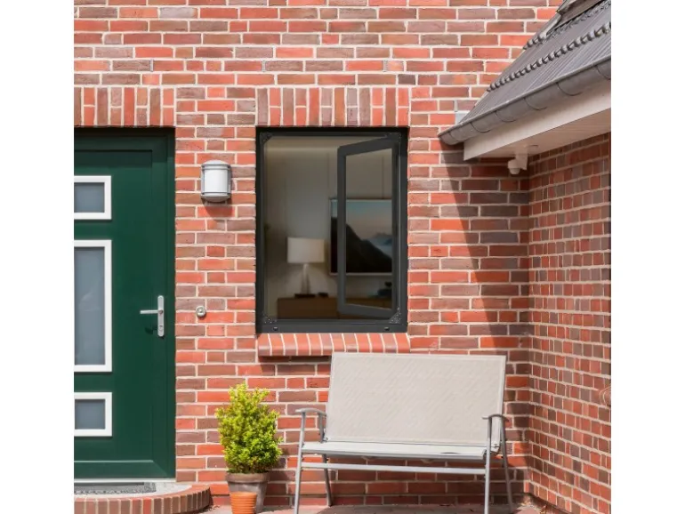 Easymaxx Moskitonetz Magic Fit 115 cm x 135 cm Anthrazit