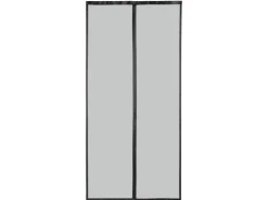 Easymaxx Moskitonetz mit Magnetverschluss für die Tür 100 cm x 210 cm Schwarz