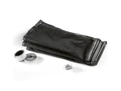 Easymaxx Moskitonetz mit Magnetverschluss für die Tür 100 cm x 210 cm Schwarz