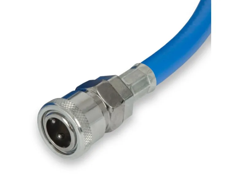 EBERTH Druckluftschlauch Länge 20m Durchmesser 6mm x 11mm 1/4 Kupplung 20 Bar