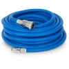 EBERTH Druckluftschlauch Länge 10m Durchmesser 6mm x 11mm 1/4 Kupplung 20 Bar