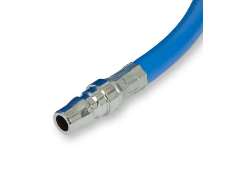 EBERTH Druckluftschlauch Länge 10m Durchmesser 6mm x 11mm 1/4 Kupplung 20 Bar