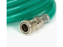 EBERTH Druckluftschlauch Länge 10m Durchmesser 10mm x 14mm 3/8 Kupplung 24 Bar