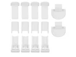 ECD Germany Plissee Klemmfix ohne Bohren 100 x 200cm Petrol Blickdicht Faltrollo