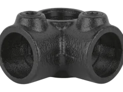 Eckstück Durchgehend 90° Schwarz matt für Stahlrohr Ø 2,7 cm