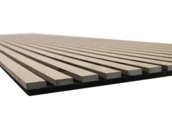 ECON Akustikpaneel Eiche 240 cm x 60 cm x 1,8 cm MDF Schwarz