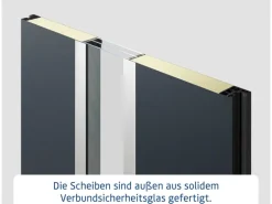 EcoStar Haustür Isopro IP 020S Anthrazitmetallic 110 cm x 210 cm DIN L