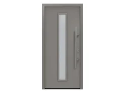 EcoStar Haustür Isopro IP 020S Graualuminium 110 cm x 210 cm DIN R