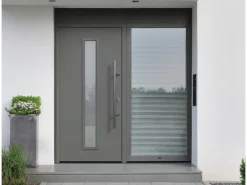 EcoStar Haustür Isopro IP 020S Graualuminium 110 cm x 210 cm DIN R