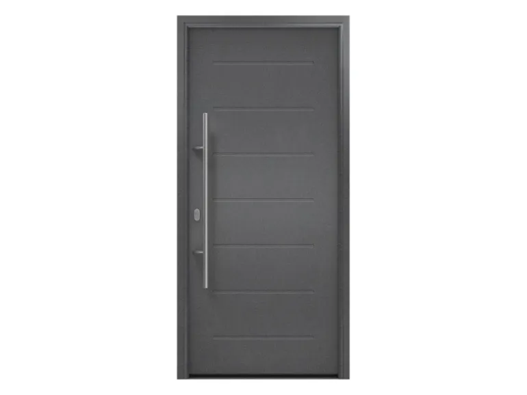 EcoStar Haustür Isopro IP 015 Anthrazitmetallic 110 cm x 210 cm DIN L