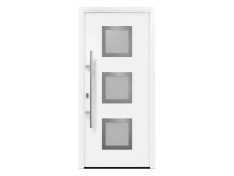 EcoStar Haustür Isopro IP 810S Verkehrsweiß 110 cm x 210 cm DIN L