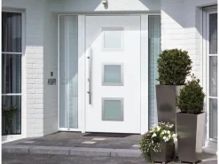 EcoStar Haustür Isopro IP 810S Verkehrsweiß 110 cm x 210 cm DIN L