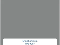 EcoStar Haustür Isopro IP 020S Graualuminium 110 cm x 210 cm DIN L
