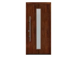 EcoStar Haustür Isopro IP 020S Dark Oak 110 cm x 210 cm DIN L