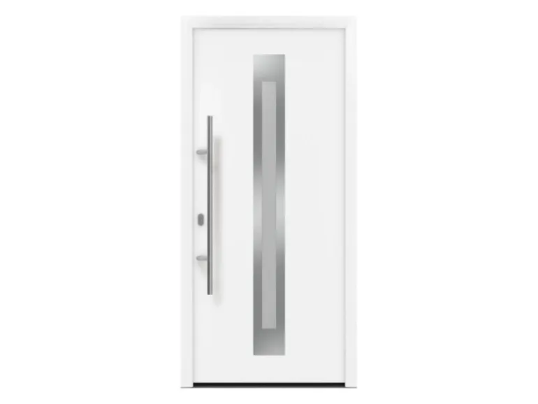 EcoStar Haustür Isopro IP 770S Verkehrsweiß 110 cm x 210 cm DIN L