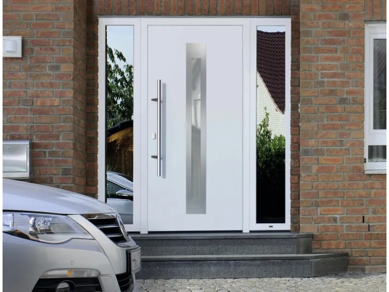 EcoStar Haustür Isopro IP 770S Verkehrsweiß 110 cm x 210 cm DIN L