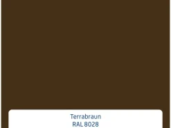 EcoStar Haustür Isopro IP 410S Terrabraun 110 cm x 210 cm DIN R