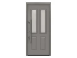 EcoStar Haustür Isopro IP 410S Graualuminium 110 cm x 210 cm DIN L