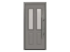 EcoStar Haustür Isopro IP 410S Graualuminium 110 cm x 210 cm DIN R