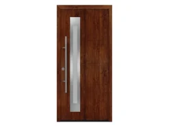 EcoStar Haustür Isopro Secur IPS 780S Dark Oak 110 cm x 210 cm DIN L