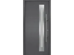 EcoStar Haustür Isopro Secur IPS 780S 110 cm x 210 cm Anthrazit-Met. DIN Rechts