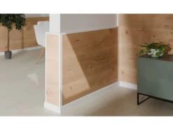 Egger Abdeckleiste Wandverkleidung Decowall AL201 Weiß 2,4 m