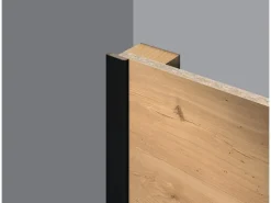 Egger Abdeckleiste Wandverkleidung Decowall AL537 Schwarz 2,4 m