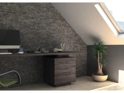 Egger Design-Wandpaneele DecoWall Narva Schiefer 125 cm x 66 cm