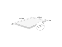 Egger Wandverkleidung Decowall DO007 Laxfield 1.250 x 660 x 12 mm Eiche