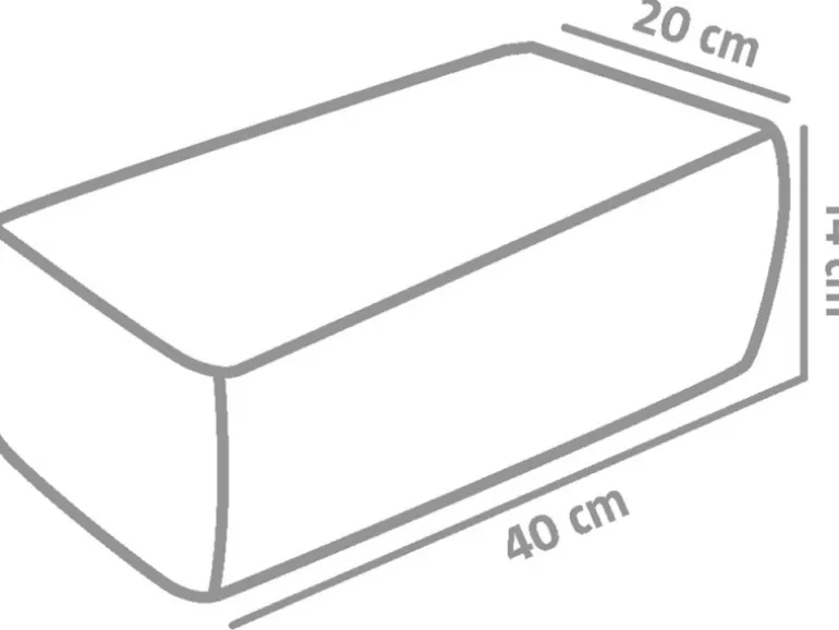 EHL Mauerstein Verona Antik 40 cm x 20 cm x 14 cm Muschelkalk