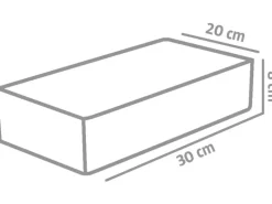 EHL Pflasterstein Veria Anthrazit 20 cm x 30 cm x 8 cm