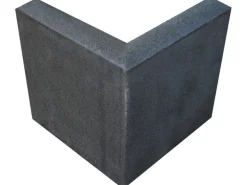 EHL Rasenkantenstein 90 Grad Ecke Anthrazit 25 cm x 25 x 5 cm