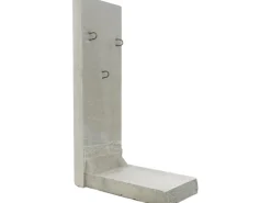 EHL Stützwinkel L-Stein 50 cm x 155 cm Sicht Lf.1 Wandstärke 12 cm Grau